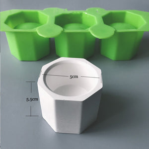 Octagon Tealight Holder Mould - Mould Me